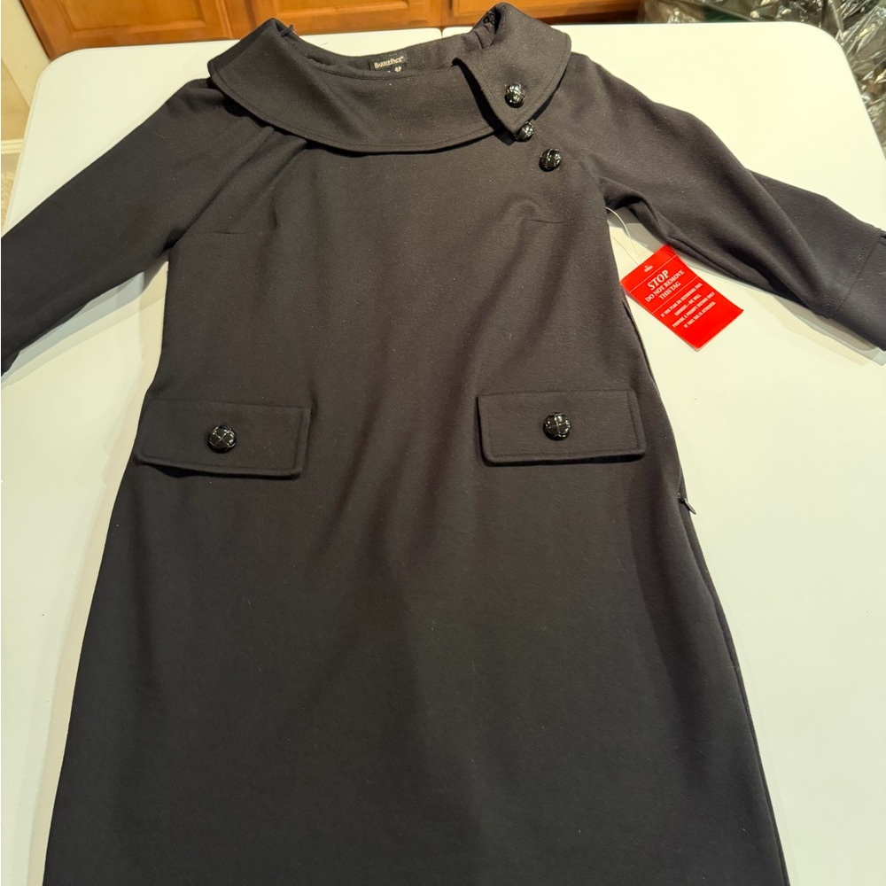 Elegant Black Long Sleeve Dress